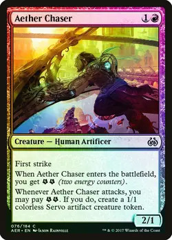 Aether Chaser FOIL Aether Revolt NM Red Common MAGIC GATHERING CARD ABUGames - Image 1
