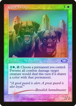 Guard Dogs FOIL Planeshift NM White Uncommon MAGIC THE GATHERING CARD ABUGames - Image 1