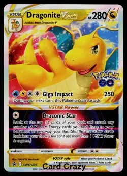 Dragonite VSTAR SWSH236 SWSH: Sword & Shield Promo Pokemon Card [Near Mint] - Image 1