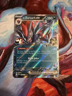 N's Zoroark ex 098/159 Prize Pack Series Cards Stamped Card NM - Image 1