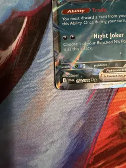 N's Zoroark ex 098/159 Prize Pack Series Cards Stamped Card NM - Image 5