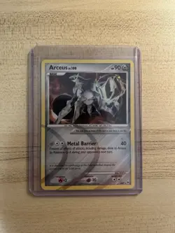 Pokemon Arceus LV.100 AR9 Holo Rare 2009 Metal Barrier 90HP Card - Image 1