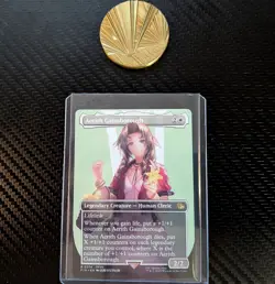 MTG Final Fantasy - Card #374: Aerith Gainsborough, Borderless (Non-Foil) - Image 1