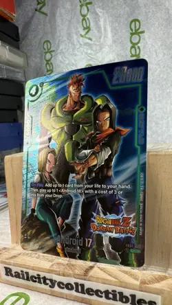 Android 17 FB01-077 Alt Art New Adventure Dragon Ball Dokkan Battle Card - Image 3