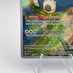 Pokemon TCG Snorlax 151 Scarlet Violet Promo Card Near Mint Condition - Image 5