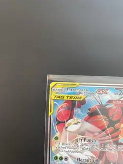 Pheromosa & Buzzwole GX 192/214 Alternate FullArt Pokemon Card SM Unbroken Bonds - Image 3