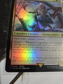 Lightning, Army of One MTG Final Fantasy Foil Card - Image 5