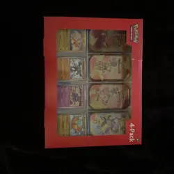 Pokemon TCG Scarlet & Violet - 151 Mini Tin 4 Pack Set With 4 Holographic Cards - Image 1