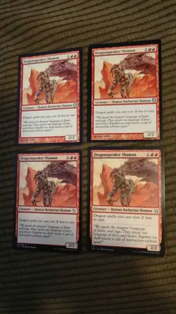 Magic: the Gathering / MtG Dragonspeaker Shaman x4 Mixed Sets - Image 1