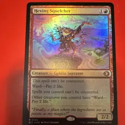 Magic: The Gathering Hexing Squelcher 0145 ECL Rare Foil Holo - Image 1