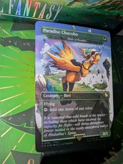 Paradise Chocobo - Birds of Paradise (Borderless) MTG Commander: Final Fantasy - Image 2