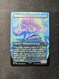 MTG Magic Lorwyn Eclipsed Wistfulness (Borderless) Non-Foil 0296 NM - Image 1