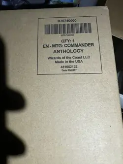 MTG Magic The Gathering 2017 Commander Anthology - Original - Brand New Sealed - Image 1