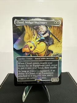 Cloud, Midgar Mercenary (Borderless) (Chocobo Track Foil) Final Fantasy Foil - Image 1