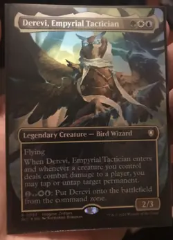 MTG / Derevi, Empyrial Tactician / BLC / #87 / Regular (Borderless) Foil / NM - Image 1