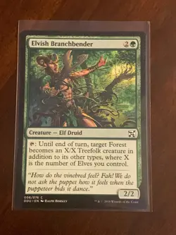 Magic the Gathering Elves vs Inventors Elvish Branchbender - Image 1
