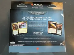 MTG Universes Beyond Warhammer 40K Commander The Ruinous Powers Deck, Unopened - Image 2