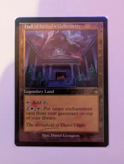 Hall Of Heliod's Generosity Retro Frame Foil Etched Modern Horizons MTG NM - Image 1