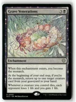 Grave Venerations Commander: Lorwyn Eclipsed Magic MTG NM - Image 1