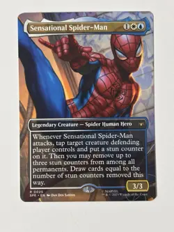 Sensational Spider-Man (Borderless) Foil Marvel's Spider-Man: Eternal-Legal #25 - Image 1