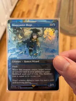 Snapcaster Mage (Borderless) (Chocobo Track Foil) Commander: Final Fantasy Foil - Image 3