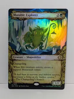 Mutable Explorer FOIL - Showcase - MTG Lorwyn Eclipsed ECL - Shapeshifter - NM - Image 1