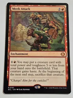 Meek Attack - Lorwyn Eclipsed (ECL) MTG - Image 1