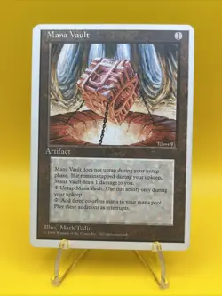 Mana Vault (4th Edition - 4ED) Vintage MTG - Light Play - Listing #3 - Image 1