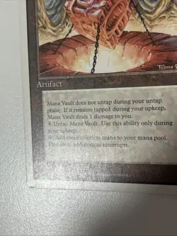 Mana Vault (4th Edition - 4ED) Vintage MTG - Light Play - Listing #3 - Image 5