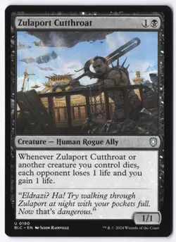 Zulaport Cutthroat U Commander: Bloomburrow 190 NM - Image 1