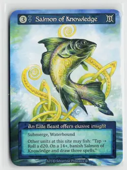 Sorcery Contested Realm Arthurian Legends Salmon Of Knowledge x1 NM Elite - Image 1