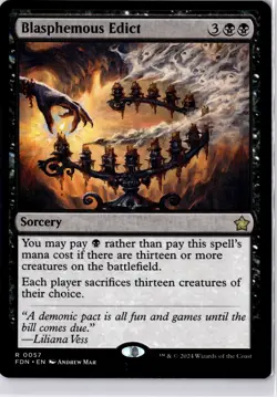 Blasphemous Edict Foundations Regular NM R 0057 - Image 1