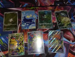 Pokemon 7 Card Illustration Rare Lot! All Pack Fresh And Near Mint! - Image 2