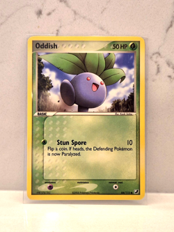 Pokemon 2005 Oddish 64/115 Common - TCG EX Unseen Forces NM Condition - Image 1