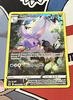 Hisuian Goodra GG21/GG70 Crown Zenith Galarian Gallery Full Art Holo Pokemon TCG - Image 3
