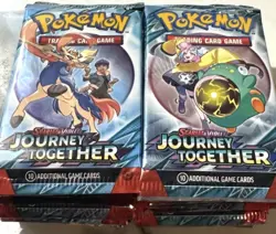 30x Pokemon Journey Together Booster Packs Scarlet & Violet 30x English Packs - Image 1