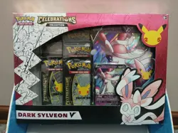 Pokemon 25th Anniversary Celebrations Collection Box Charizard & Dark Sylveon V - Image 5
