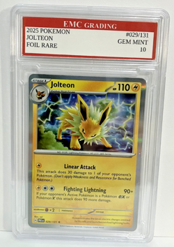 JOLTEON 2025 FOIL #029/131 Pokemon Card GRADED 10 TCG CCG - Image 1