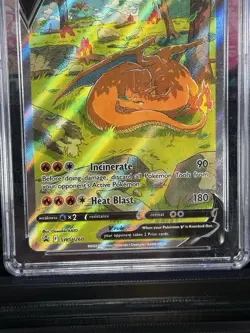 Charizard V SWSH Ultra Premium Collection Pokemon Sword Shield Black Star PSA 9 - Image 3