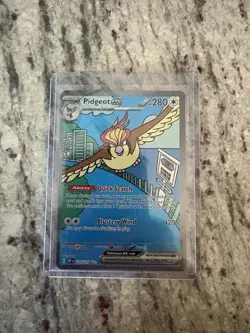 Pokemon Pidgeot ex 225/197 SV03: Obsidian Flames 280HP Special Illustration Hol. - Image 1