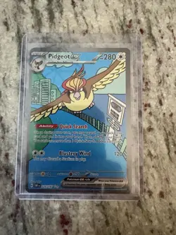 Pokemon Pidgeot ex 225/197 SV03: Obsidian Flames 280HP Special Illustration Hol. - Image 2