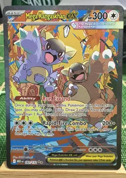 Pokemon 2025 Mega Evolution Mega Kangaskhan EX #182/132 SIR NM - Image 1