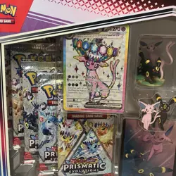 Pokemon TCG SV8.5 Prismatic Evolutions Premium Figure Collection Box Sealed New - Image 3