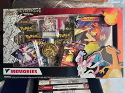Pokemon 25th Celebrations V Memories Collection Box Lance Charizard Dark Sylveon 820650809392 - Image 1