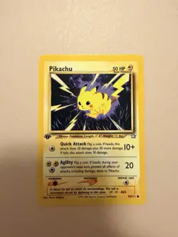 Pokemon Neo Genesis First Edition Pikachu - Image 1