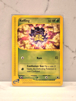 ✨ 2002 Pokemon Koffing Expedition Base Set e-Reader #114/165 WOTC Vintage TCG LP - Image 1
