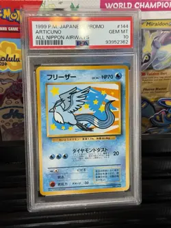 Articuno Pokemon 1999 All Nippon Airways Promo Japanese 144 PSA 10 - LOW POP!! - Image 4