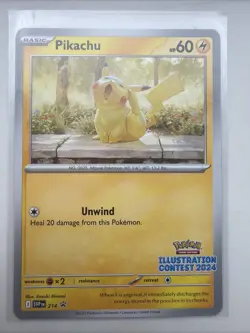 Pokemon: Pikachu 214 Illustration Contest 2024 Promo (Near Mint) - Image 1