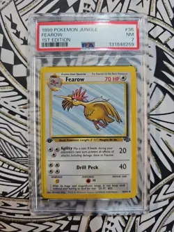 1999 POKEMON VINTAGE JUNGLE DODRIO 1ST EDITION PSA 7 NEAR MINT (259) - Image 1