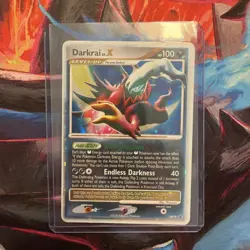 Pokemon TCG Diamond & Pearl Promo Darkrai LV.X DP19 Holo Rare - Image 1